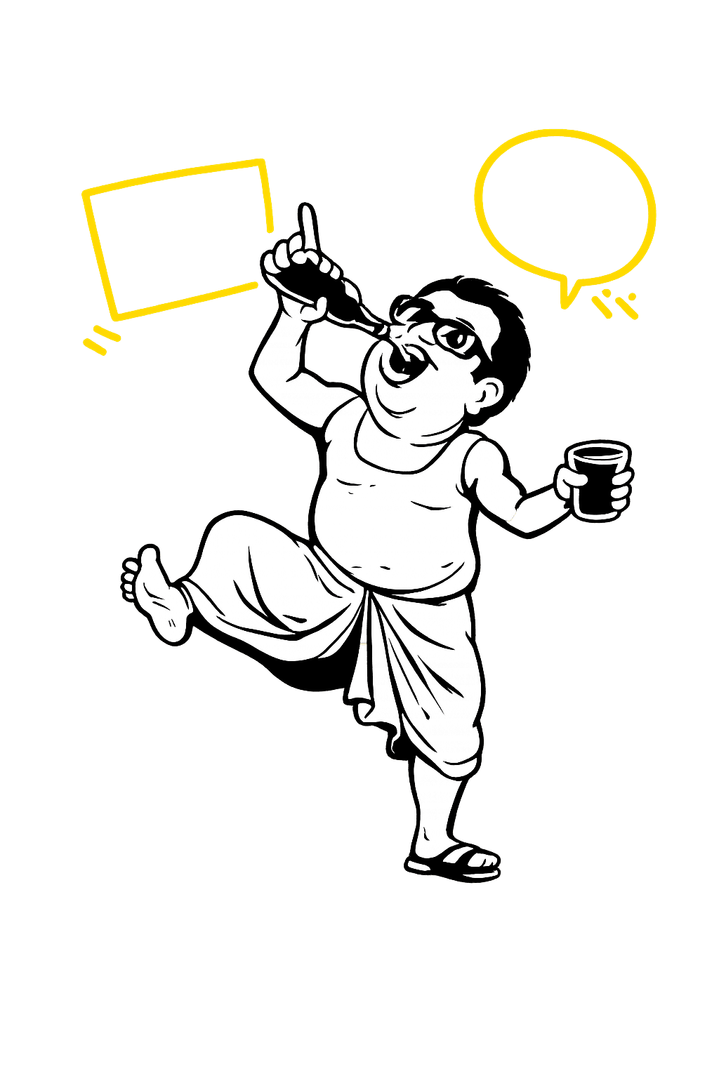 Babu Rao inspired illustration