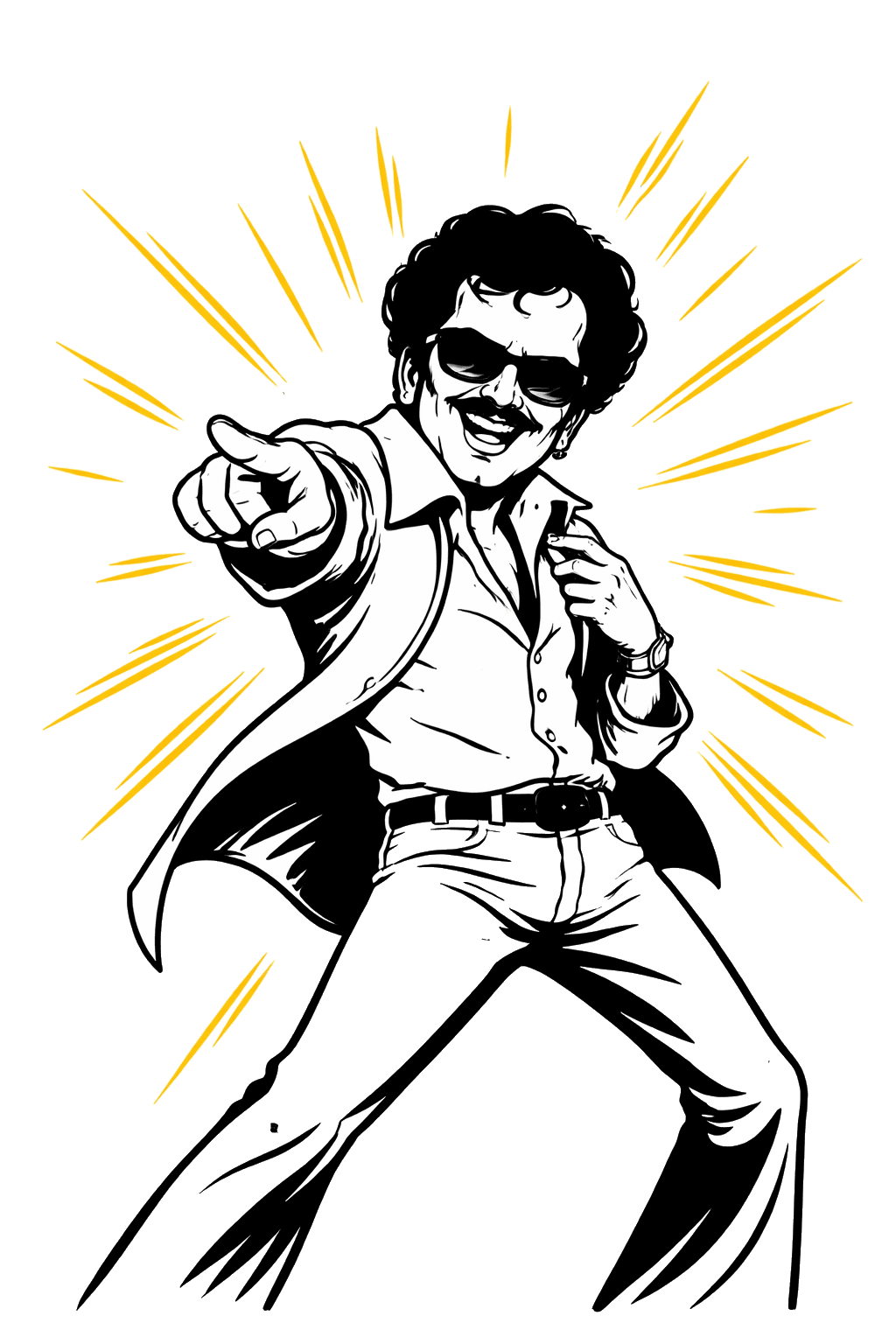 Rajinikanth inspired illustration